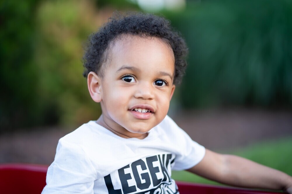 happy toddler